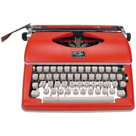 Royal Classic Manual Metal Typewriter Machine with Storage Case, Red - Walmart.com