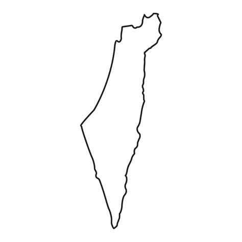 Palestine map icon 20113727 Vector Art at Vecteezy