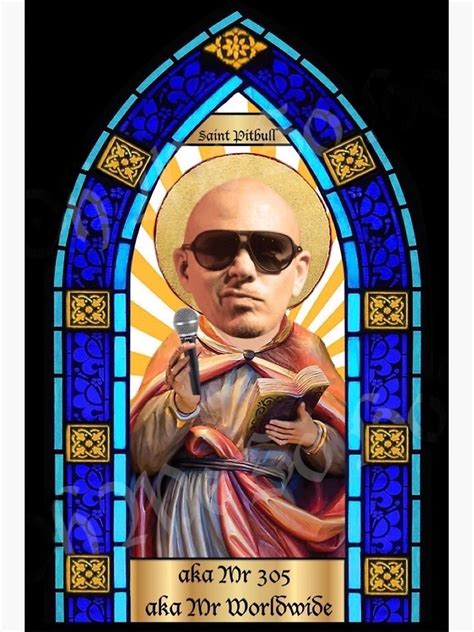 "pitbull mr, worldwide" Sticker by lilliandee | Redbubble