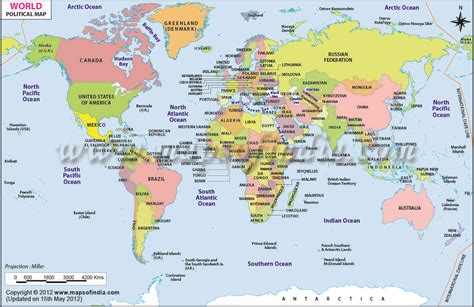 Pdf Printable World Map