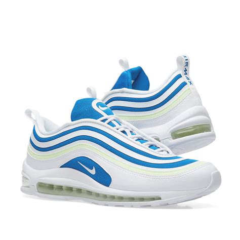 Nike Air Max 97 Ultra '17 SE W White, Blue Nebula & Volt | END.