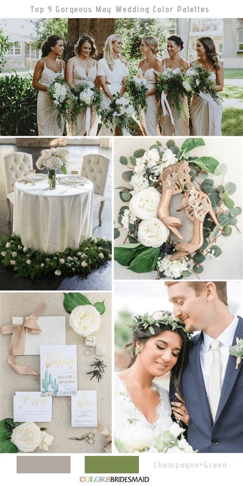 May Wedding Color Schemes - jenniemarieweddings