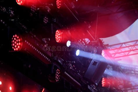 Professional Concert Stage Led Lighting Equipment Stock Image - Image of beam, electric: 258760749