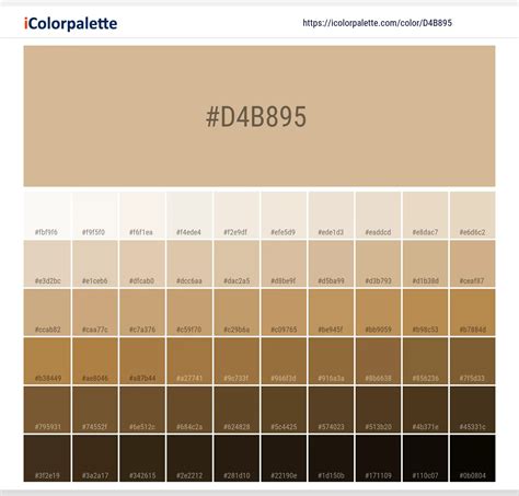 Pantone 14-1118 Tpx Beige Color | Hex color Code #D4B895 information | Hsl | Rgb | Pantone