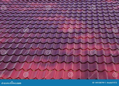 Metal Texture of Tiles on the Roof Stock Image - Image of roof, exterior: 149108799