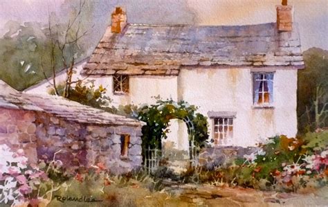 Roland Lee Travel Sketchbook: Painting English Cottages in Watercolor