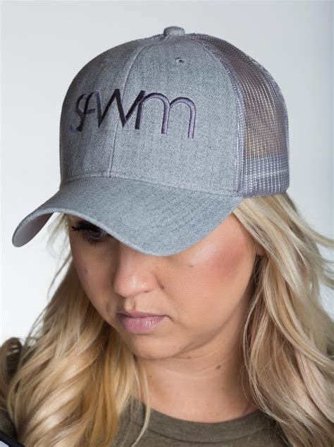 Women’s Gray Mesh Baseball Cap – Wonderfully Made