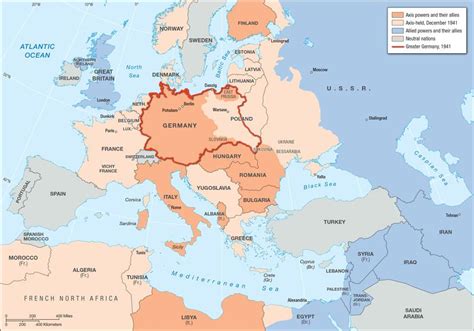 Axis Powers Map Ww2