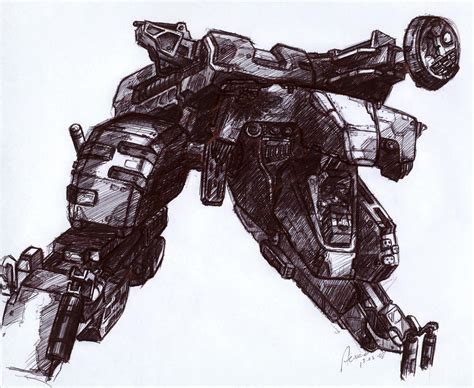 Metal Gear Rex Final Sketch by SolidAlexei on DeviantArt