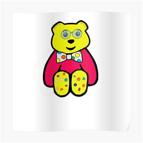 "Pudsey Bear 2022 - Pudsey Bear stickers" Poster for Sale by Isfaouneyk | Redbubble