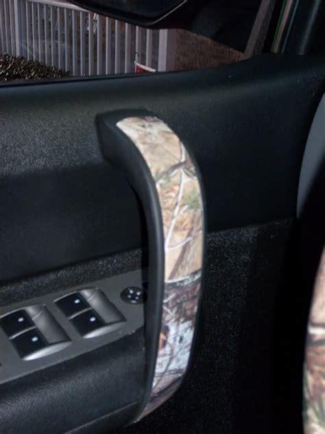 wrapped a few trim pieces with camo wrap. | GMC Truck Forum