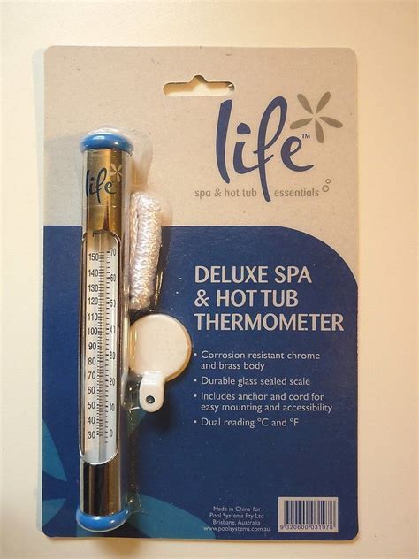 DELUXE THERMOMETER - SPA HOT TUB SWIMMING POOLS - Life Spa