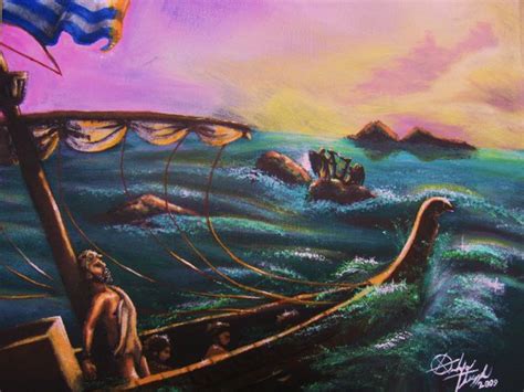 Odysseus And The Sirens Painting at PaintingValley.com | Explore collection of Odysseus And The ...