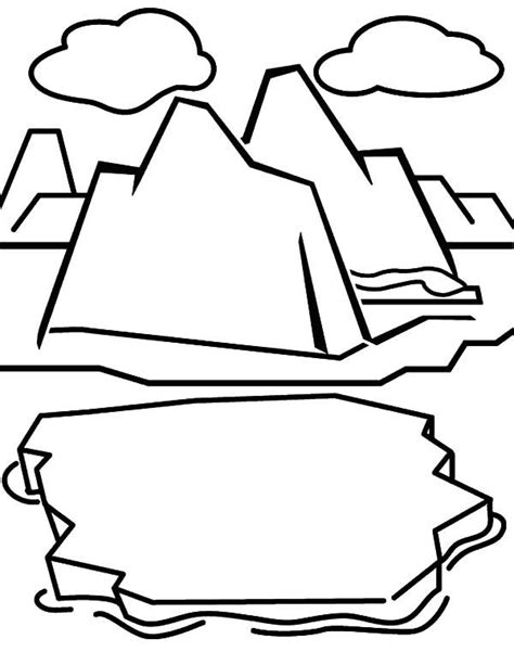 Iceberg Line Drawing | Free download on ClipArtMag