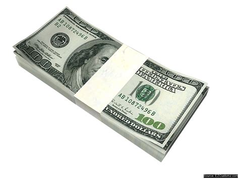 100 Dollar Bill Stack Png - PNG Image Collection