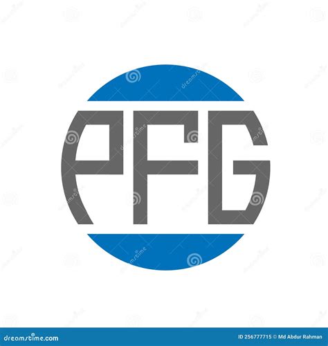 PFG Letter Logo Design on White Background. PFG Creative Initials Circle Logo Concept Stock ...