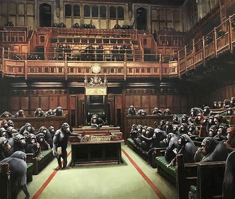 Banksy Painting “Devolved Parliament” Sells for $12 Million - InsideHook