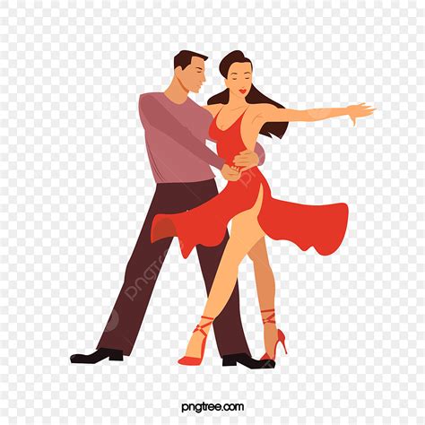 Salsa Dance Clipart Bw