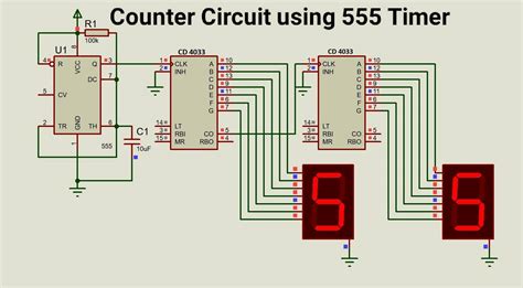 Circuit Diagram Of 2 Digit Digital Counter