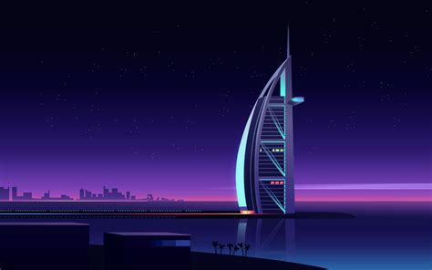 Dubai Burj Al Arab Hotel Wallpaper,HD Artist Wallpapers,4k Wallpapers,Images,Backgrounds,Photos ...