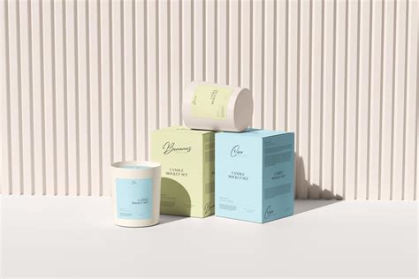 Candle Packaging Mockup