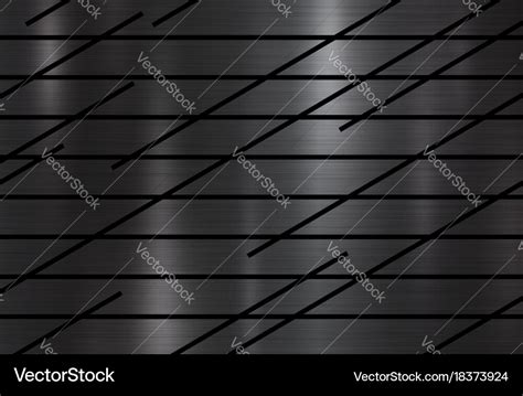 Modern black metal texture background Royalty Free Vector