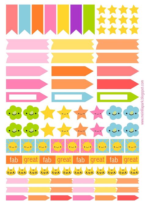 planner stickers | MeinLilaPark