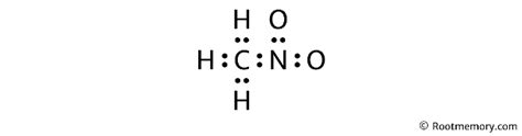 Lewis structure of CH3NO2 - Root Memory