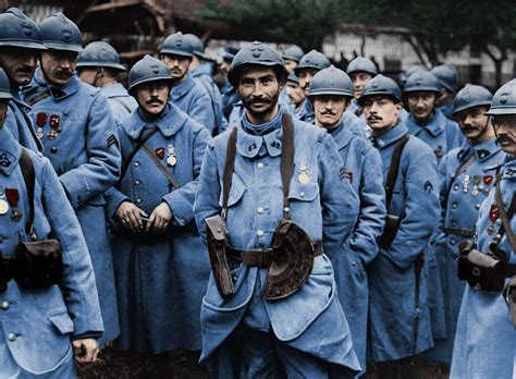 WWI French soldiers : r/Colorization