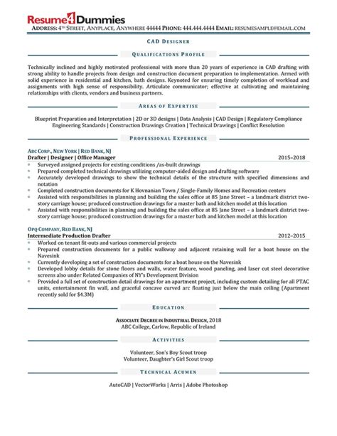 CAD Designer Resume Examples | Resume Sample