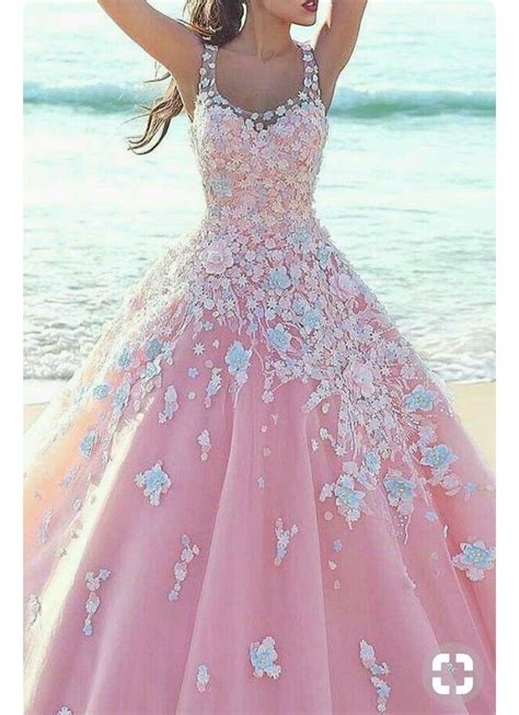 Pin de Isabel Draiman en XV Rosa varios | Vestido de novia de color ...