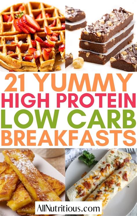 21 High Protein Low Carb Breakfast Recipes - All Nutritious