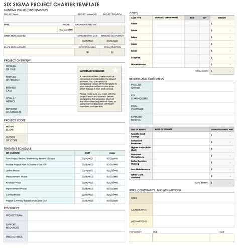 6 Free Project Charter Templates with Expert Tips | Smartsheet