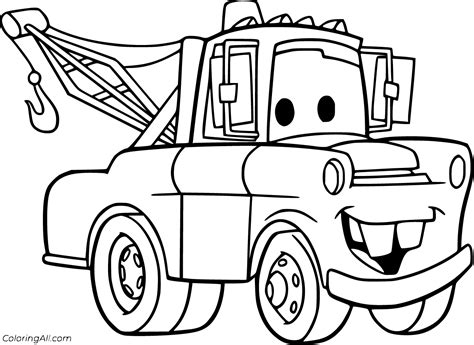 Mater Coloring Pages (11 Free Printables) - ColoringAll