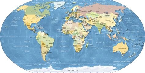 Political Map of the World 2022 - RISE UP TIMES