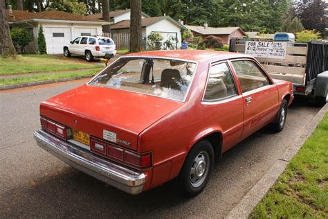 OLD PARKED CARS.: 1982 Chevrolet Citation Notchback Coupe.