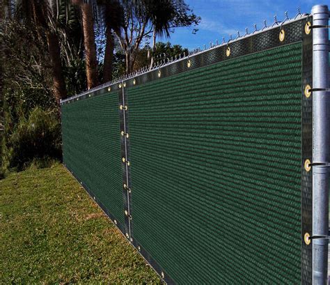 Buy Ifenceview 3' x 50' Green Shade Cloth Fence Privacy Screen Fabric Mesh Net for Construction ...