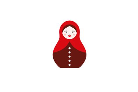 Babushka Traditional Russian Wooden Doll Graphic by rasol.designstudio · Creative Fabrica