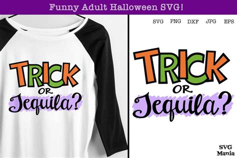 Funny Adult Halloween SVG, Cute Halloween Shirt SVG, Tequila