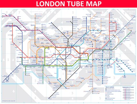 London Tube Map Heathrow - Coastal Map World