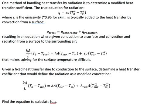 Convective Heat Transfer Equation Calculator - Tessshebaylo