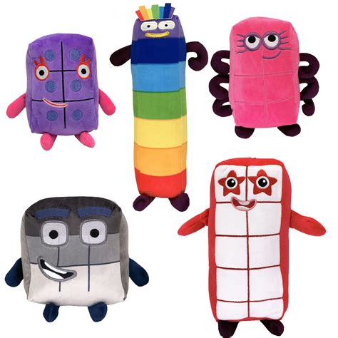 Buy Numberblocks Plush Toys, 6-10 Numberblocks Plush,Preschool Plush Toy, Digital Addition and ...