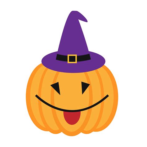 Funny cartoon halloween pumpkin with smile isolated 588825 Vector Art ...