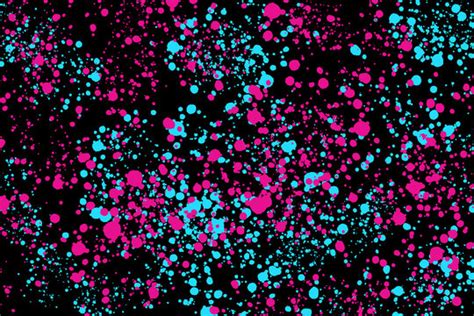 Neon Paint Splatter Background