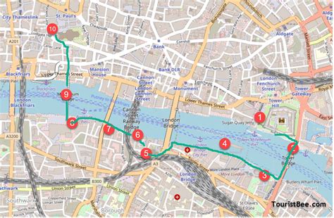 Self-Guided London Walking Tours: London Tower To St. Paul (with Map) | TouristBee