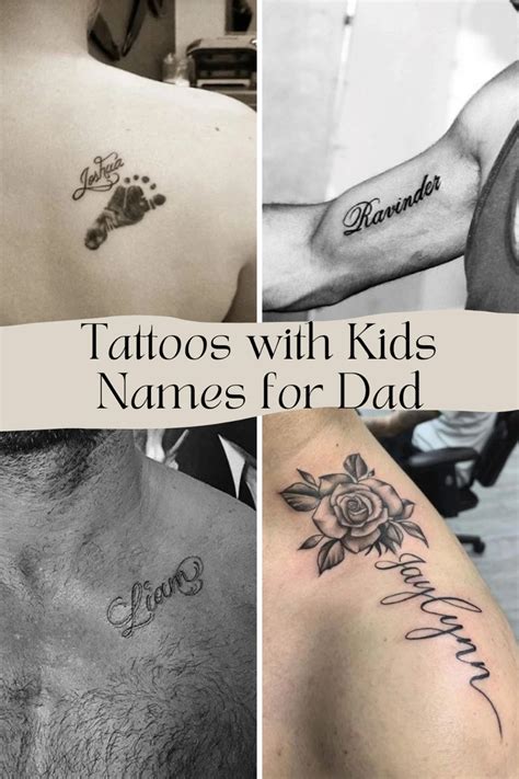 Sons name tattoos – Artofit