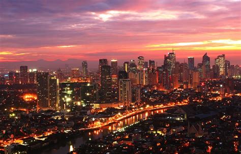 Manila Skyline, Philippines - Travel - Nigeria | Philippines travel, Makati city, Manila philippines