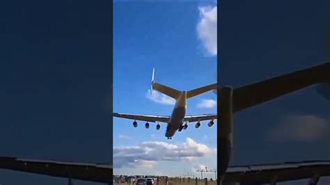 Antonov An-225 Mriya Aircraft Landing #shorts #antonov225 - Fly Marshall