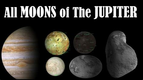 All Moons of Jupiter - Satellites of Jupiter - How Many Moons Does Jupiter Have - YouTube