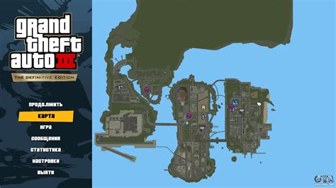 HD Satellite Map for GTA 3 Definitive Edition